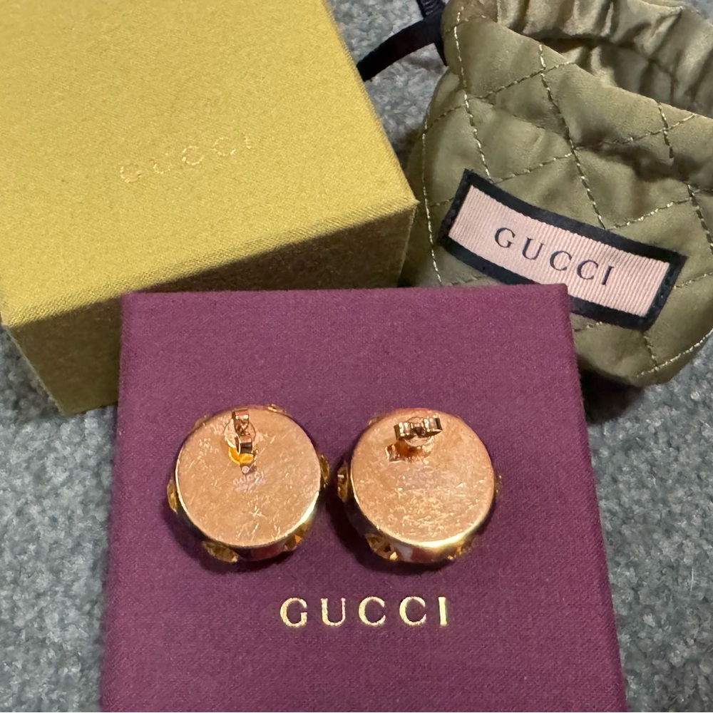 Gucci Vintage Resin Earrings - Picture 3 of 9